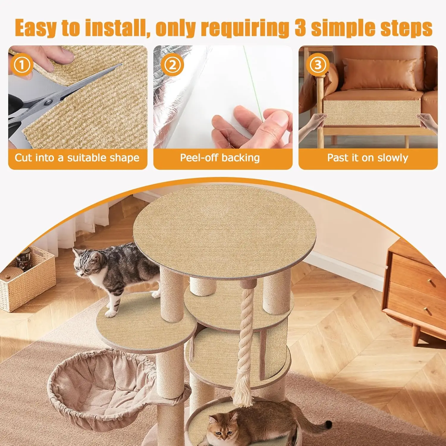 Karpet Anti Gores Kucing Perek - Outdoor Furniture Leg Protectors ulasan dan harga