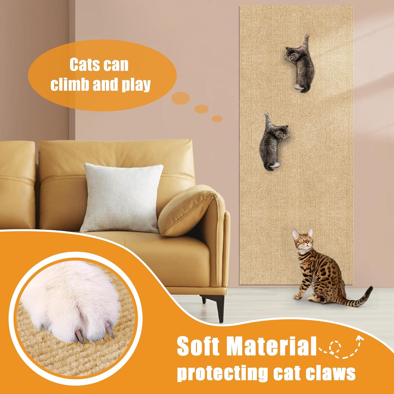 Karpet Anti Gores Kucing Perek - Outdoor Furniture Leg Protectors ulasan dan harga
