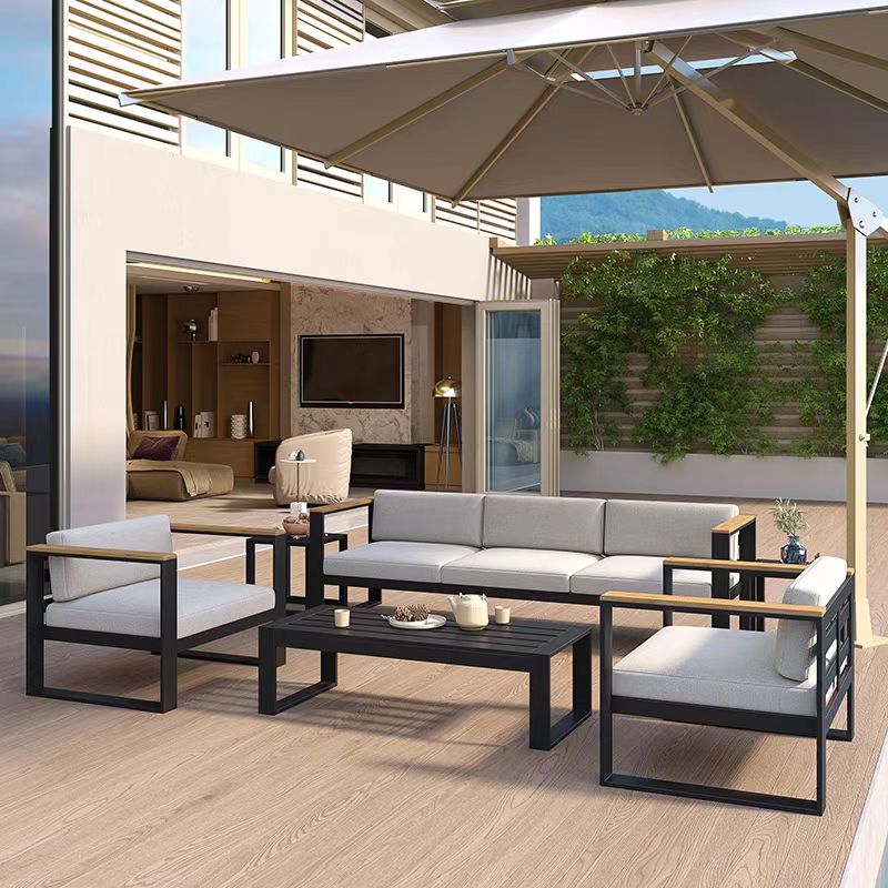 Set Sofa Teras Aluminium Gaya  - Outdoor Furniture Sale ulasan dan harga