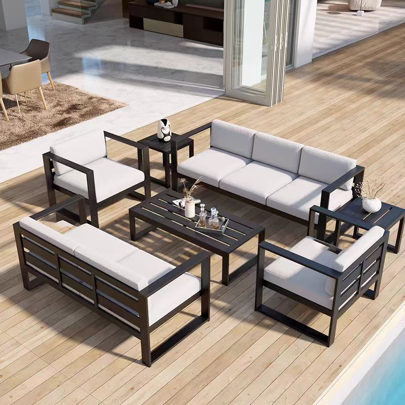 Set Sofa Teras Aluminium Gaya  - Outdoor Furniture Sale ulasan dan harga