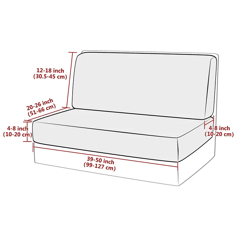 2 Buah/Set Sarung Bantal Dinet - Outdoor Furniture No Cushions ulasan dan harga