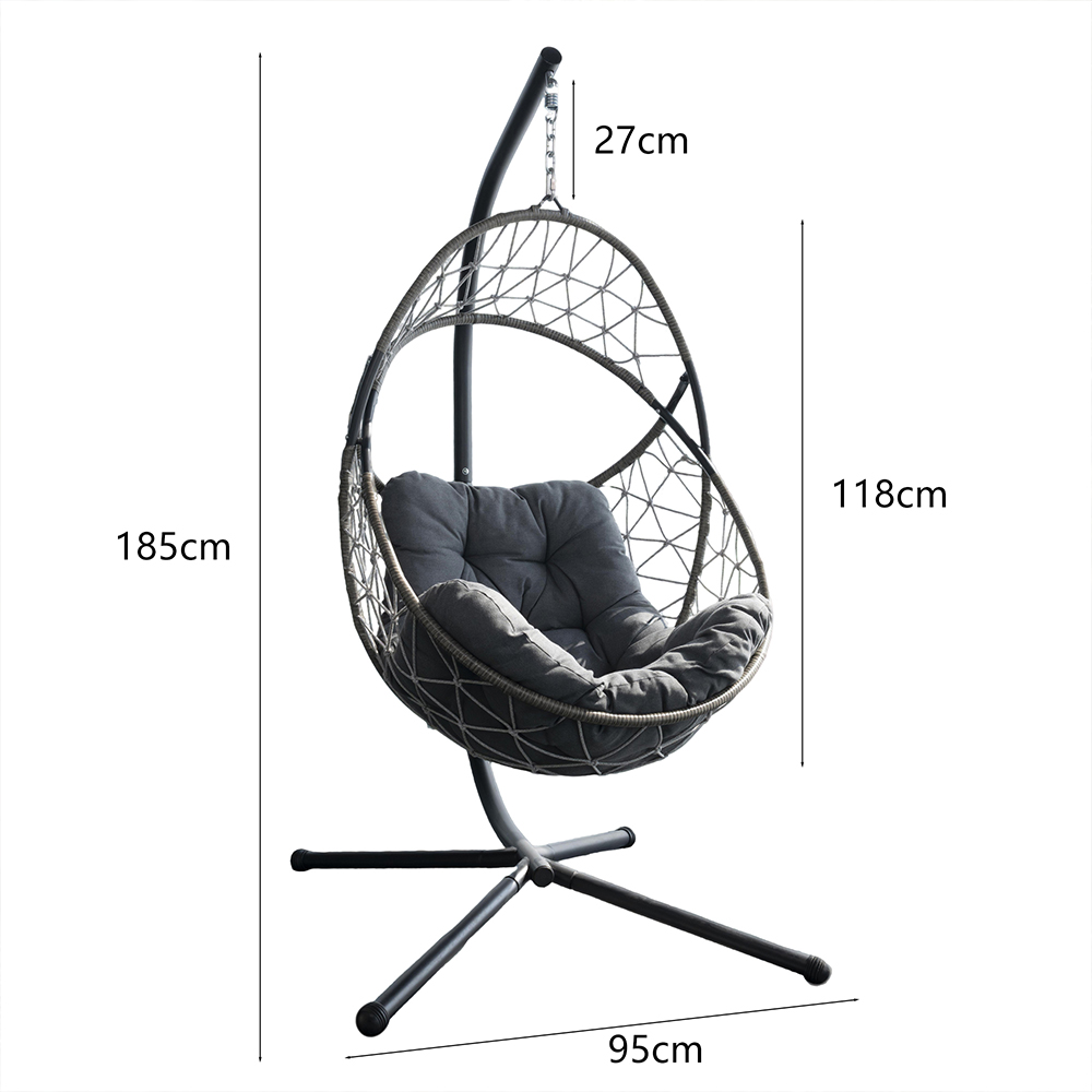 Kursi Ayun Gantung Bentuk Telu - Outdoor Furniture Uk ulasan dan harga