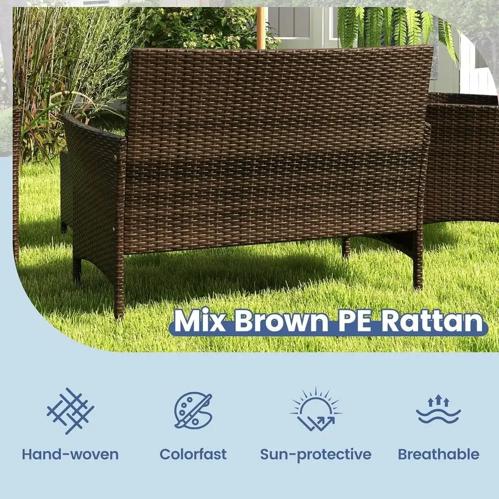Set Furnitur Teras Luar Ruanga - Outdoor Furniture Loveseat ulasan dan harga