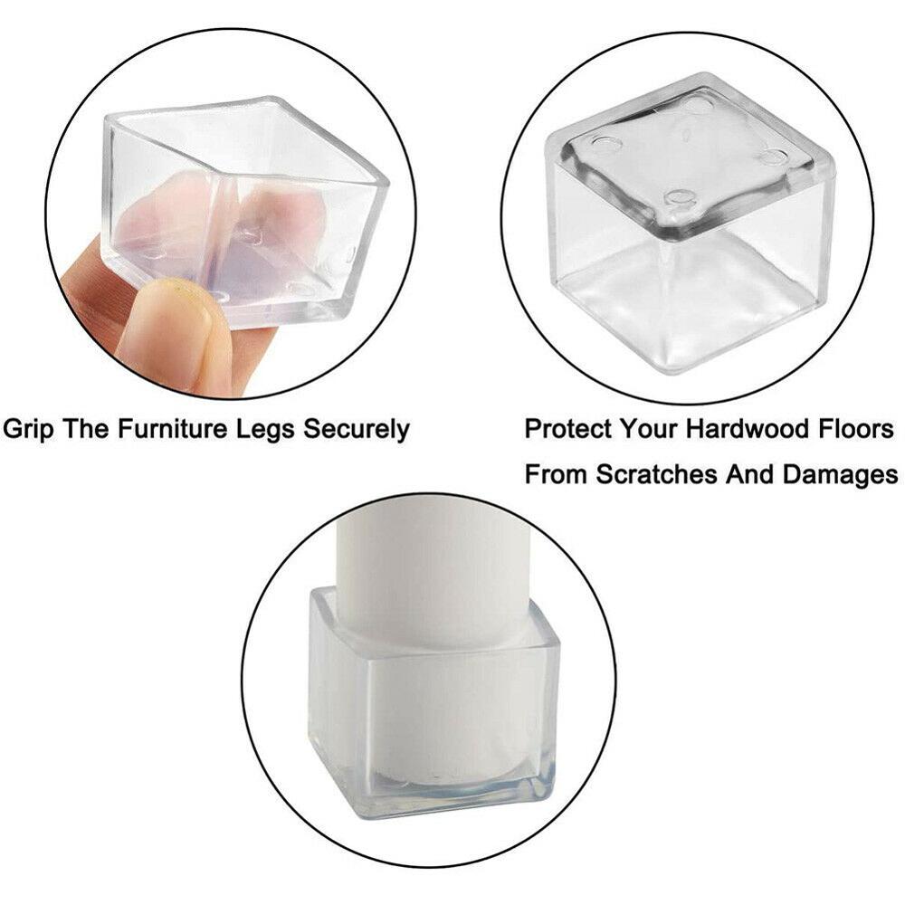 8 Buah Persegi/Persegi Panjang - Outdoor Furniture Leg Protectors ulasan dan harga